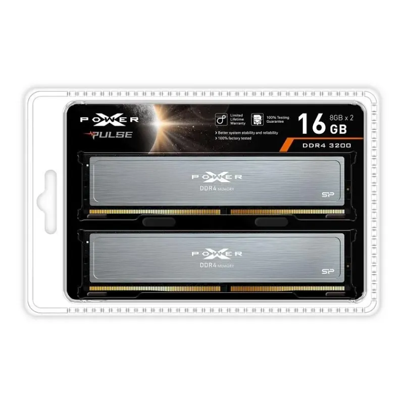 Pamięć DDR4 Silicon Power XPOWER Pulse Gaming 16GB (2x8GB) 3200MHz CL16