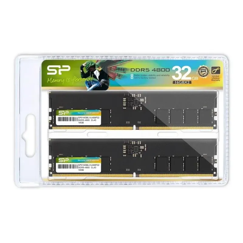 Pamięć DDR5 Silicon Power 32GB (2x16GB) 4800 MHz CL40 1,1V