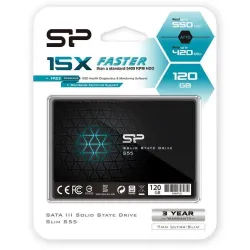 Dysk SSD Silicon Power S55 120GB 2.5" SATA3 (550/420 MB/s) 7mm