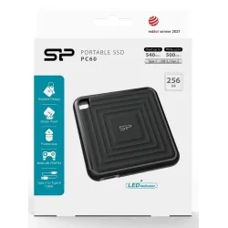 Dysk zewnętrzny SSD Silicon Power PC60 256GB USB-C 540/500 M… | PartsPC.pl