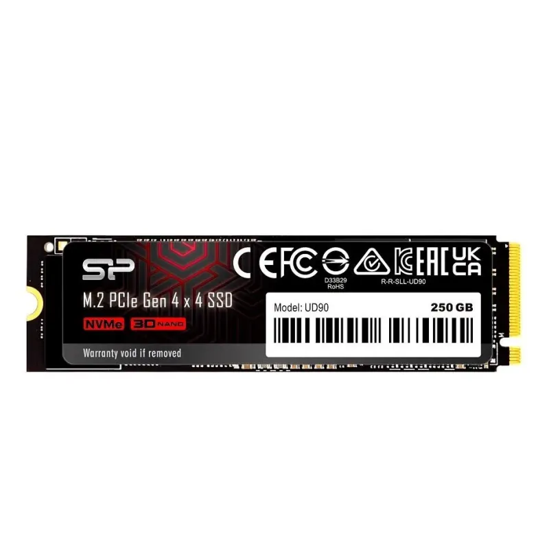 Dysk SSD Silicon Power UD90 250GB M.2 2280 PCIe Gen4x4 NVMe 1.4 (4500/1950
