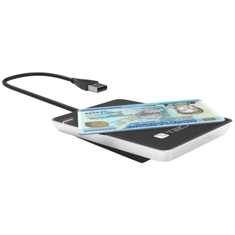Czytnik Kart Zbliżeniowych Techly NFC RFID 13.56 MHz na USB 2.0