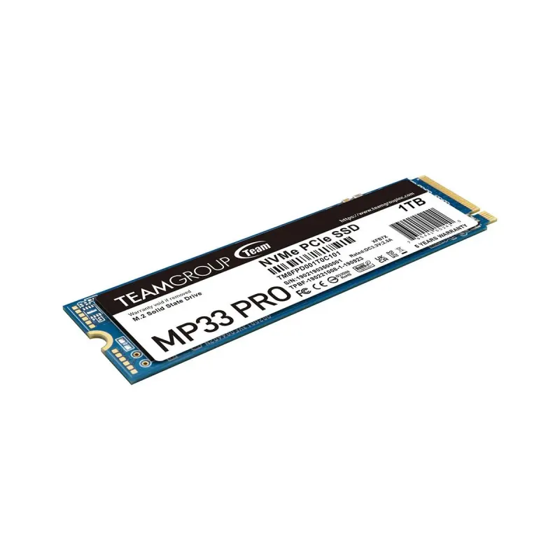 Dysk SSD Team Group MP33 PRO 1TB M.2 2280 PCIe NVMe Gen3 x4 (3400/2600