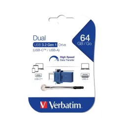 Pendrive Verbatim Store 'n' Go Dual 64GB USB-C/USB 3.0