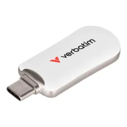 Pendrive Verbatim Plectra 128GB USB-C 3.0 White