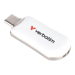 Pendrive Verbatim Plectra 512GB USB-C 3.0 White