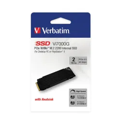 Dysk SSD Verbatim Vi7000G 2TB M.2 2280 PCIe Gen4 NVME (7400/6700 MB/s)