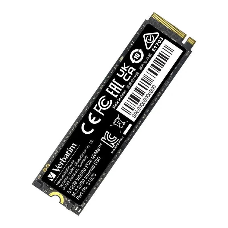 Dysk SSD Verbatim Vi5000 512GB M.2 2280 PCIe Gen4 NVME (5000/2500 MB/s)