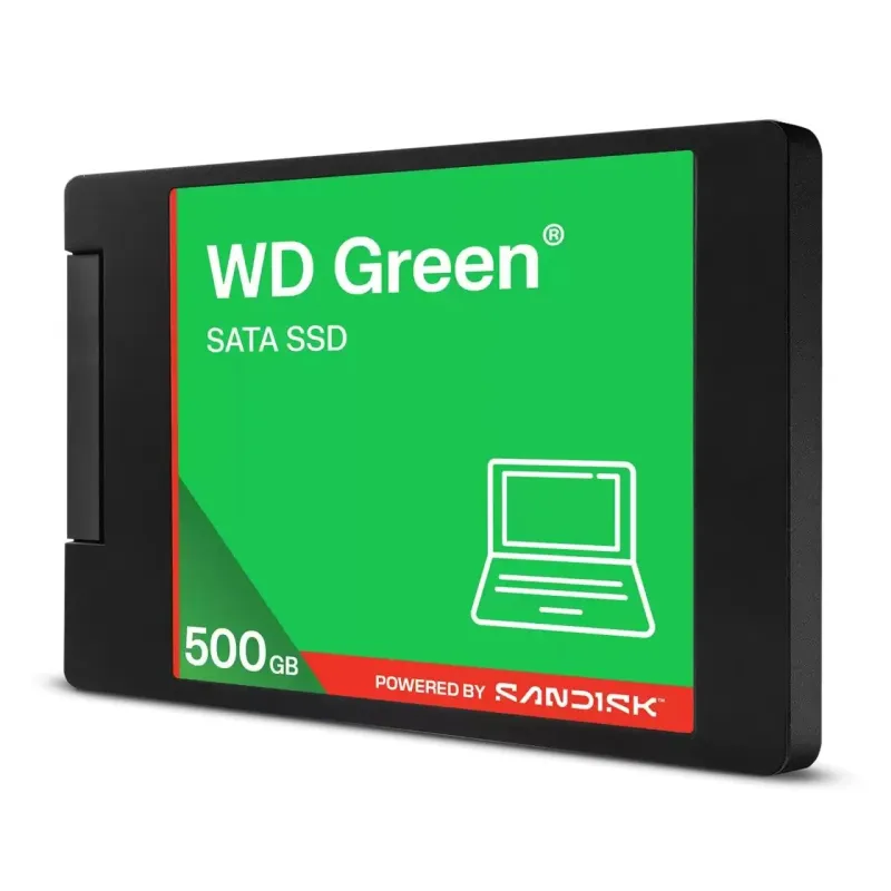 WD Green™ SATA SSD 2,5"/7 mm POWERED BY SANDISK 500 GB