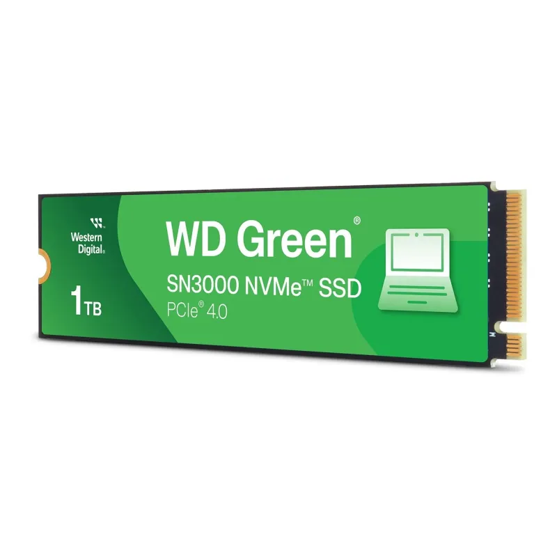 WD Green™ SN3000 NVMe™ SSD POWERED BY SANDISK 1 TB