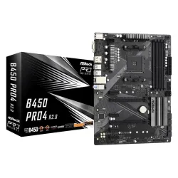 Płyta ASRock B450 Pro4 R2.0 /AMD B450/DDR4/SATA3/M.2/U... | PartsPC.pl
