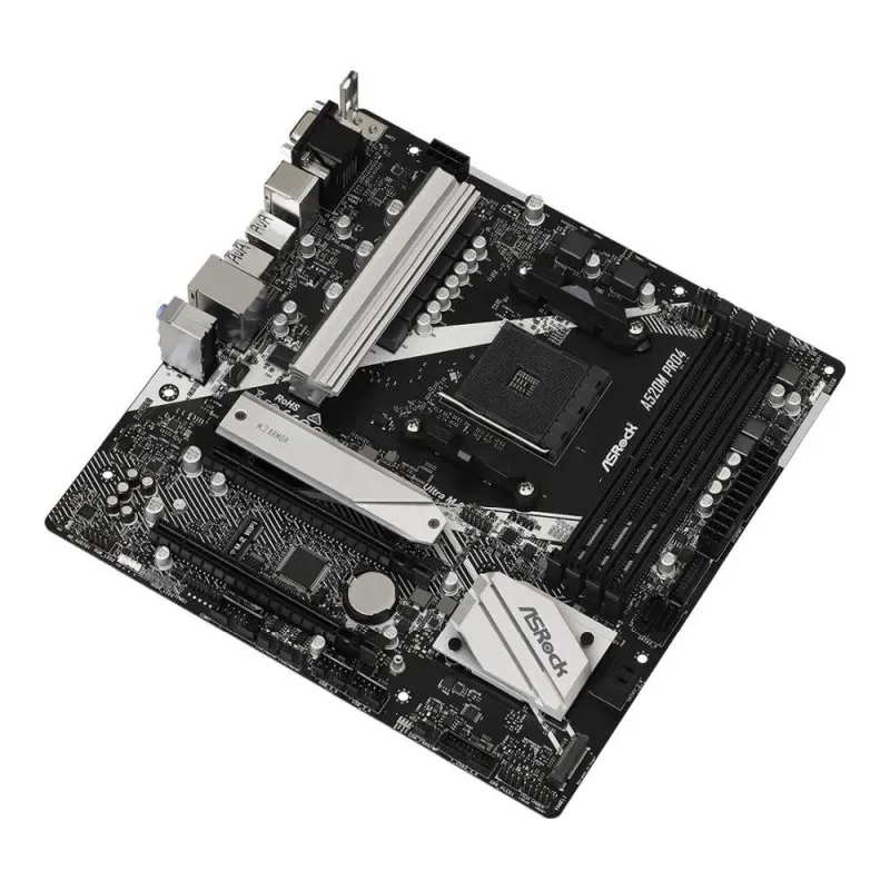 Płyta ASRock A520M Pro4 /AMD A520M/DDR4/SATA3/M.2/USB3.1/PCIe3.0/AM4/mATX