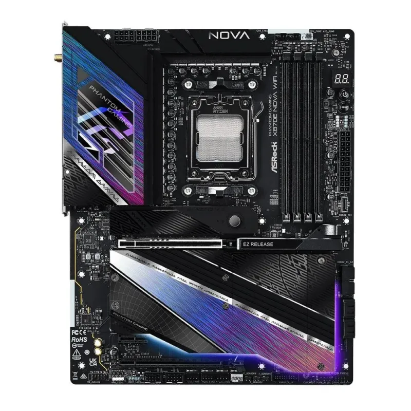Płyta ASrock X870E NOVA WIFI /AMD X870/DDR5/SATA3/M.2/USB4/PCIe5.0/AM5/ATX