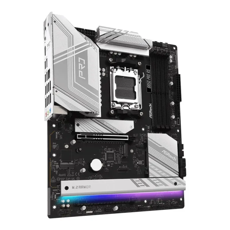 Płyta ASrock B850 Pro RS /AMD B850/DDR5/SATA3/M.2/USB3.2/PCIe5.0/AM5/ATX
