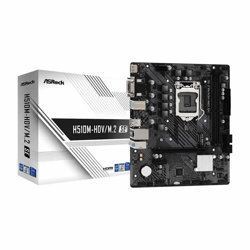 Płyta ASRock H510M-HDV/M.2 SE /H510/DDR4/SATA3/USB3.0/PCIe4.0/s.1200/mATX