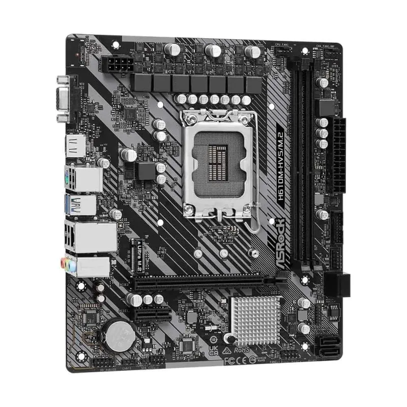 Płyta ASRock H610M-HVS/M.2 R2.0 /H610/DDR4/SATA3/USB3.0/PCIe4.0/s.1700/mATX