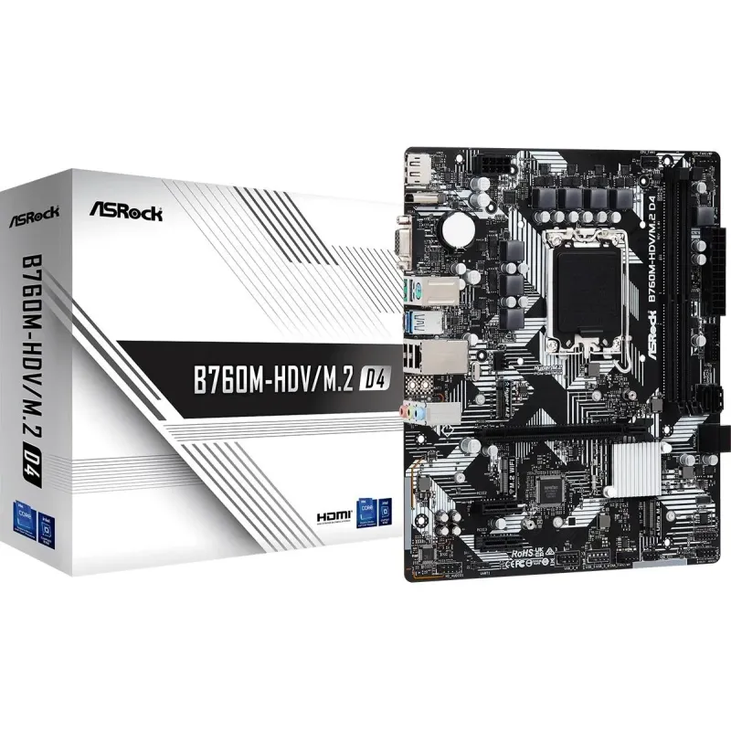 Płyta ASRock B760M-HDV/M.2 D4