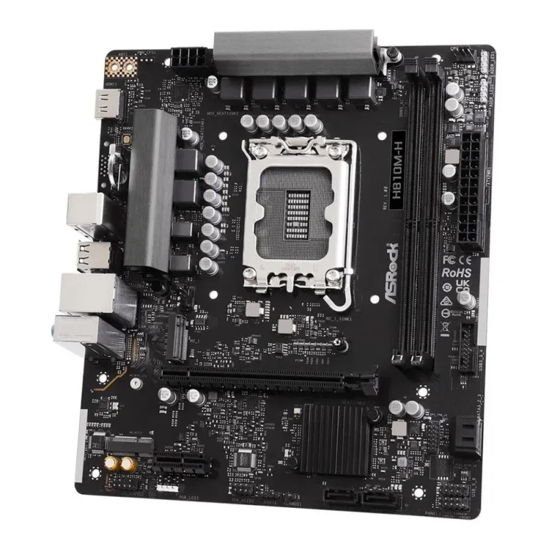 Płyta ASRock H810M-H /H810/DDR5/SATA3/M.2/USB3.0/PCIe4.0/s.1851/mATX