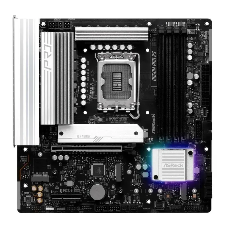Płyta ASRock B860M Pro RS /B860/DDR5/SATA3/M.2/USB3.2/PCIe5.0/s.1851/M-ATX