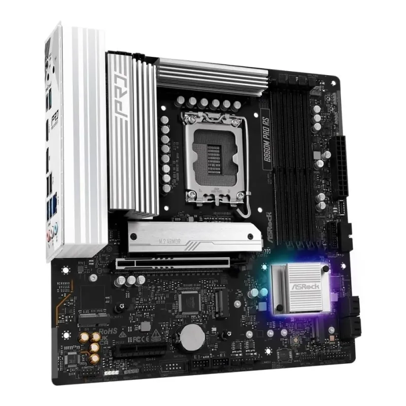 Płyta ASRock B860M Pro RS /B860/DDR5/SATA3/M.2/USB3.2/PCIe5.0/s.1851/M-ATX