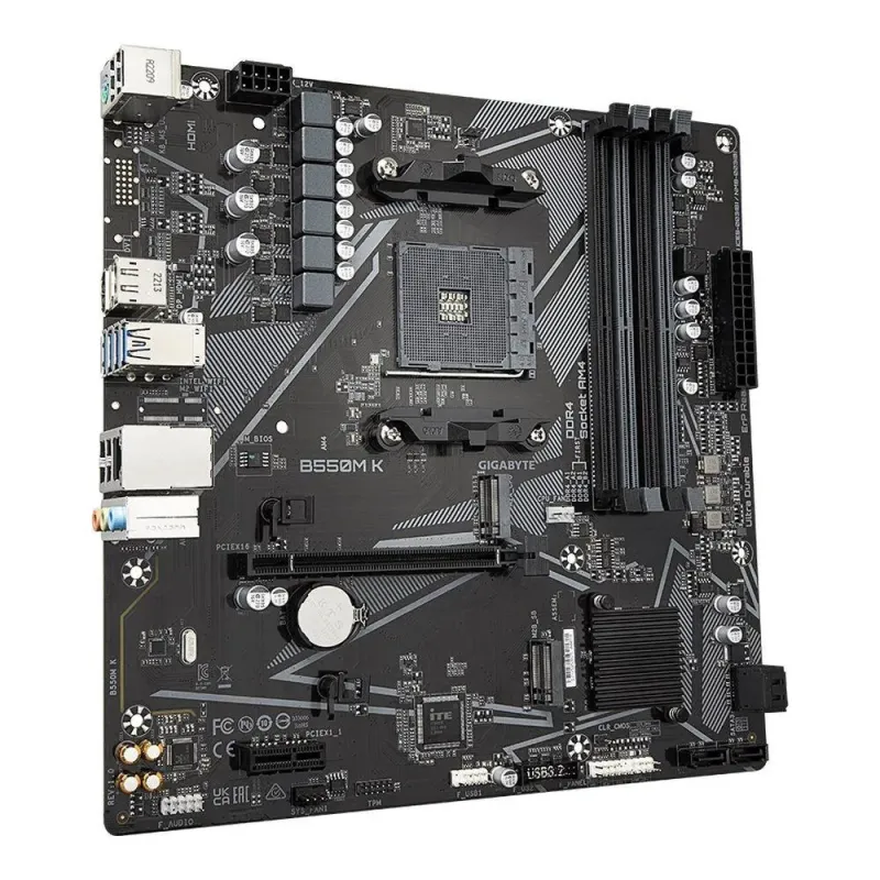 Płyta Gigabyte B550M K /AMD B550/DDR4/SATA3/M.2/USB3.0/PCIe4.0/AM4/mATX