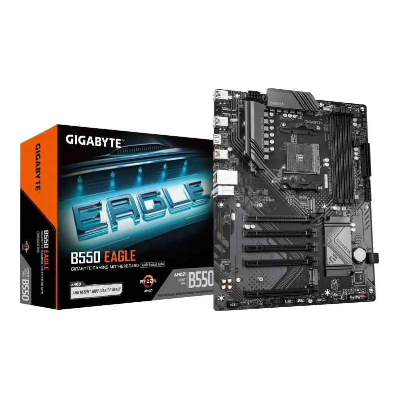 Płyta Gigabyte B550 EAGLE /AMD B550/DDR4/SATA3/M.2/USB3.1/PCIe4.0/AM4/ATX