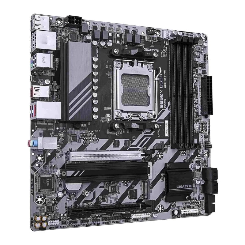 Płyta Gigabyte B850M DS3H /AMD B850/DDR5/SATA3/M.2/USB3.1/PCIe5.0/AM5/M-ATX