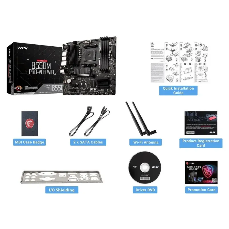 Płyta MSI B550M PRO-VDH WIFI /AMD