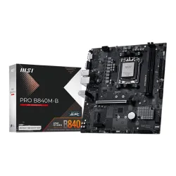 Płyta MSI PRO B840M-B /AMD B840/DDR5/SATA3/M.2/USB3.0/PCIe4.0/AM5/mATX
