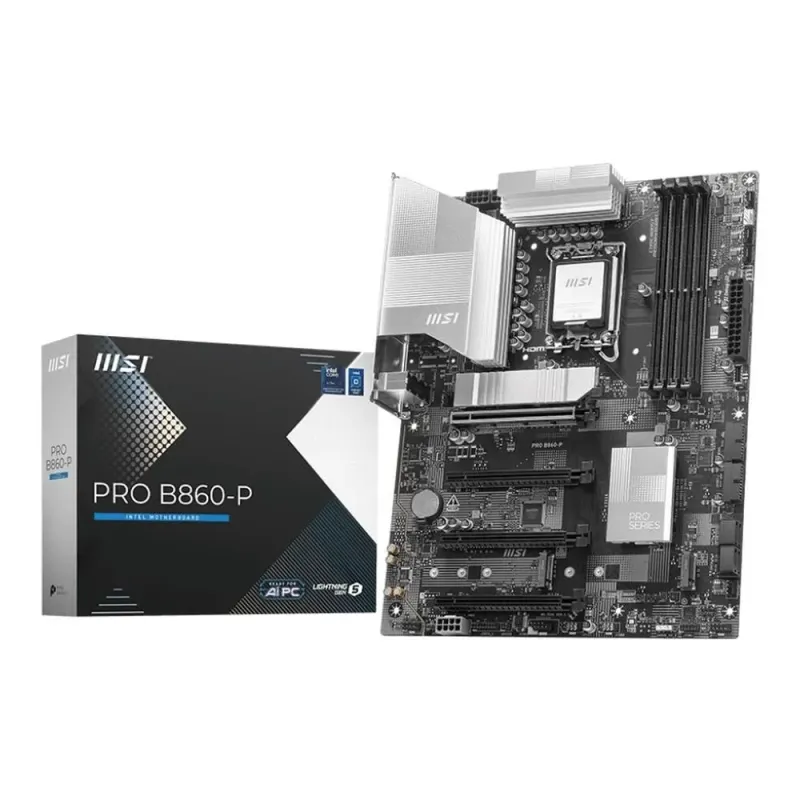 Płyta MSI PRO B860-P /B860/DDR5/SATA3/M.2/TB4/PCIe5.0/s.1851/ATX