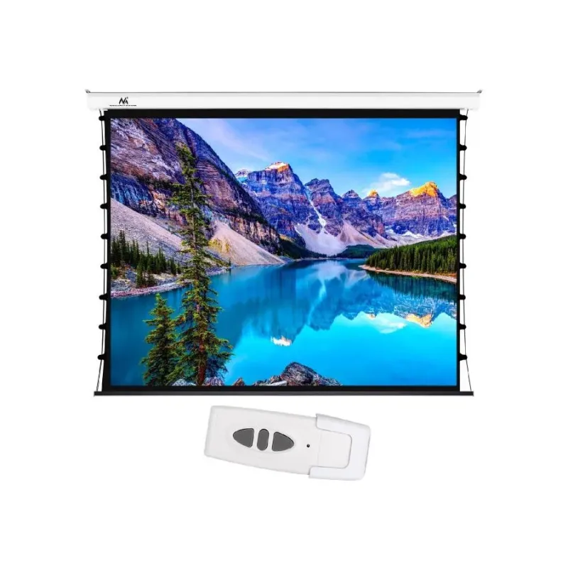 Ekran projekcyjny z naciągiem Maclean MC-993 elektryczny 120" 4:3 ściana
