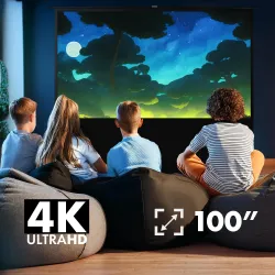 Ekran projekcyjny przenośny Maclean MC-213 kompaktowy, podłogowy, 100",