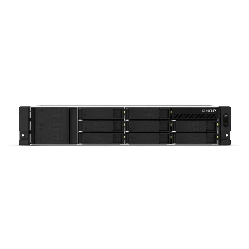 QNAP TS-864eU-RP-8G | 8-zatokowy płytki serwer NAS, Intel Celeron, 8GB RAM, 2x 2,5GbE RJ-45, RP RACK