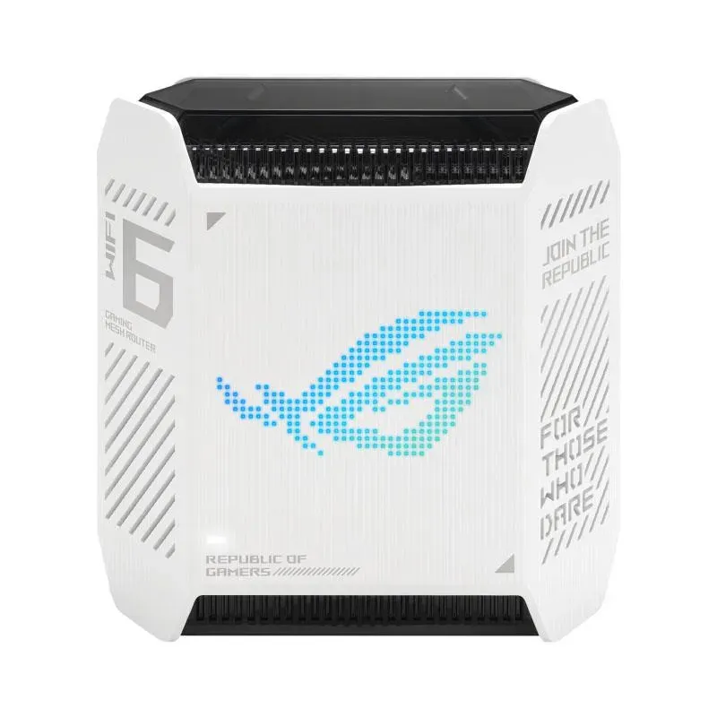 Router Asus ROG Rapture GT6 (1PK) White AX10000 Wi-Fi 6 1GbE MU-MIMO