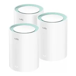CUDY M1300(3-Pack) | Mesh, WiFi 5, 2,4GHz/5GHz, Gigabit