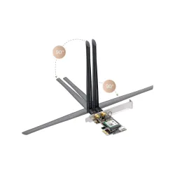 CUDY WE3000 | karta sieciowa, adapter Wi-Fi 6, 2,4GHz/5GHz, PCI Express