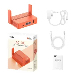 CUDY TR1200 | VPN router, Wi-Fi 5, 2,4GHz/5GHz, USB, MESH
