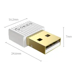 Adapter USB Bluetooth 5.0 Orico BTA-508-WH-BP biały | PartsPC.pl
