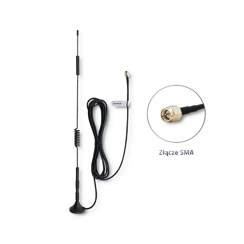 Antena 4G LTE Qoltec dookólna | 7dBi | wewnętrzno-zewnętrzna