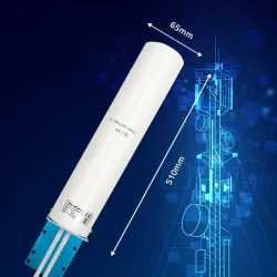 Antena 4G LTE Qoltec DUAL | 12dBi | dookólna | zewnętrzna
