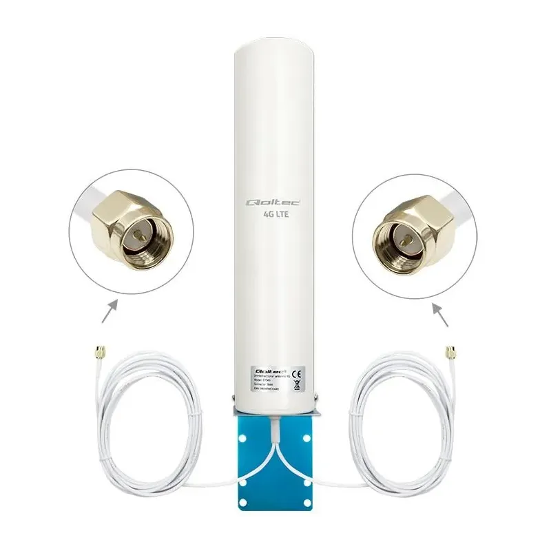 Antena 4G LTE Qoltec DUAL | 12dBi | dookólna | zewnętrzna