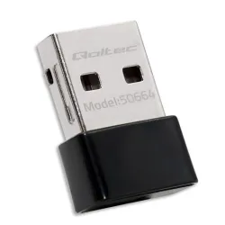 Adapter Qoltec Wi-Fi USB ultraszybki, bezprzewodowy mini | standard AC |