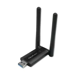 Karta sieciowa Qoltec Bezprzewodowy Adapter USB DUAL WiFi 2 x 2dBi |