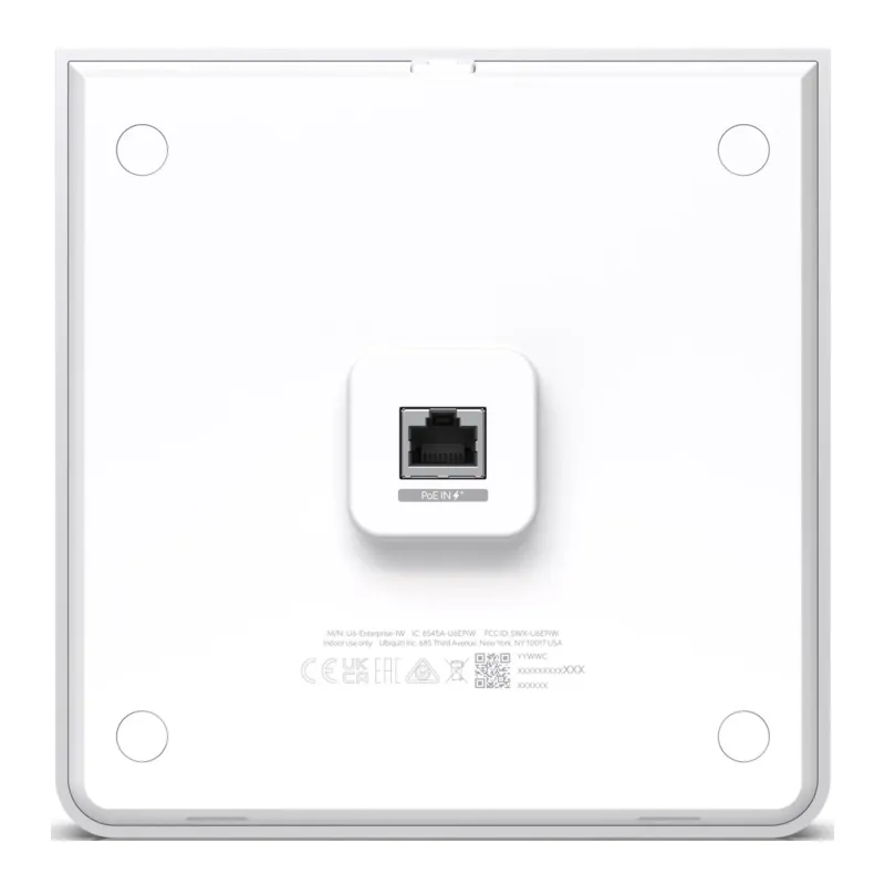 Access Point UBIQUITI U6-ENTERPRISE-IW Wi-Fi 6E 4x1GbE 1x2,5GbE MU-MIMO