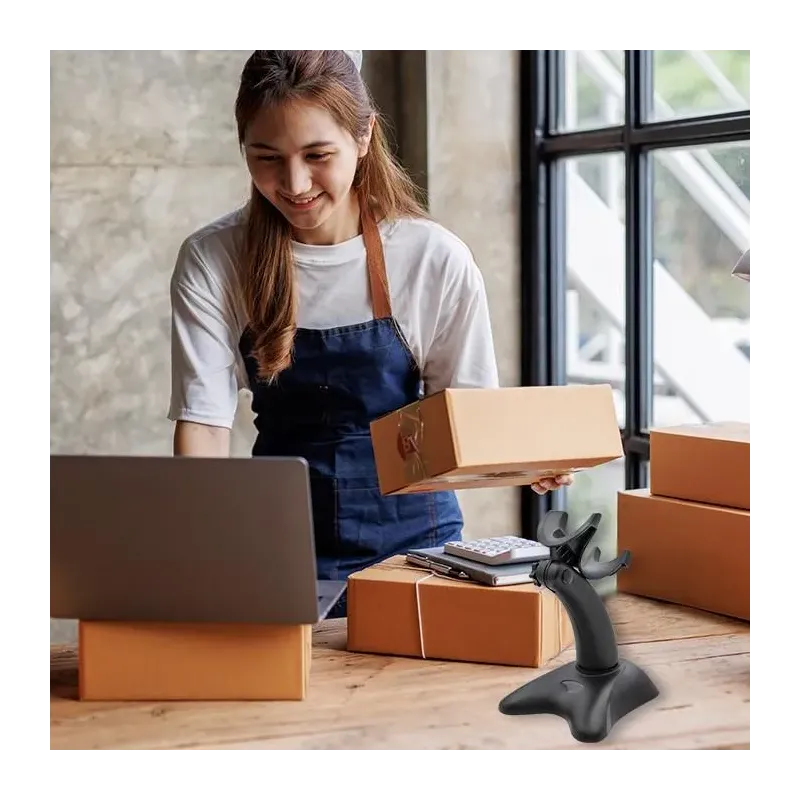 Stojak do czytników kodów kreskowych Qoltec