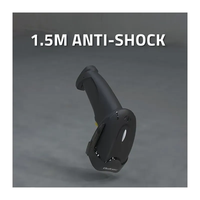 Czytnik kodów kreskowych Qoltec 1D | 2D | bezprzewodowy | 2.4GHz