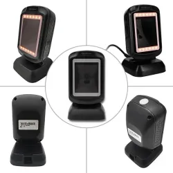 Czytnik kodów kreskowych Qoltec | stacjonarny | 1D i 2D | PartsPC.pl