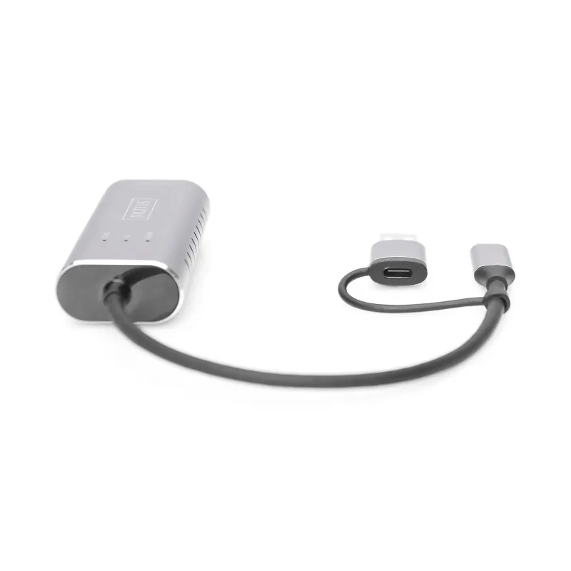 Karta sieciowa DIGITUS przewodowa USB 3.1 Typ C + USB A do 1x RJ45 2.5