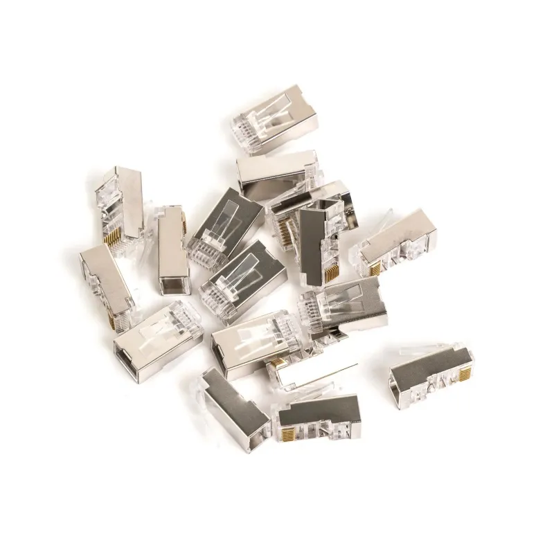 Wtyk RJ45 (8P8C) przelotowy DIGITUS kat.5e, ekranowany, AWG 26-24,