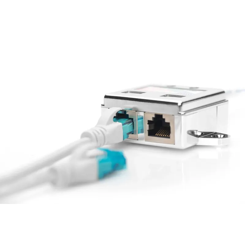 Adapter RJ45 DIGITUS AT-AG CX2 2x gniazdo RJ45 kat.5e ekran.